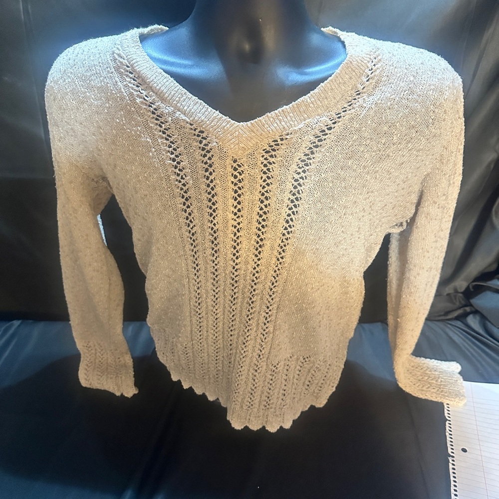 Vintage British vogue ladies sweater-size L-#508